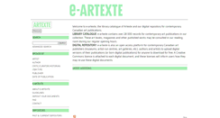 Desktop Screenshot of e-artexte.ca